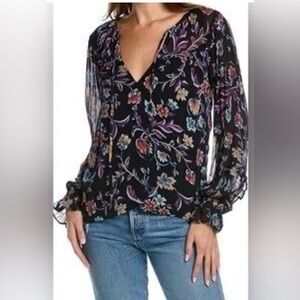 RAMY BROOK Rosalind Floral Print Blouse Size-Small